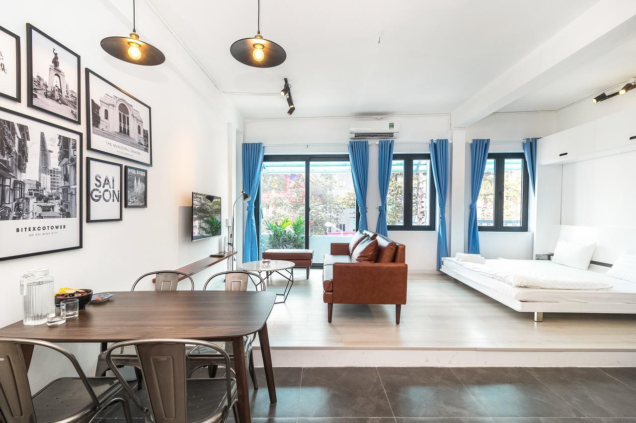 Scandinavian Apartment With Balcony In Bui Vien Хошимин Экстерьер фото